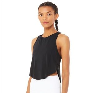 Alo Yoga Bend Tank Black